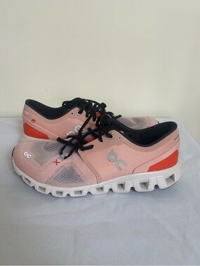 On Cloud X3 Womens Size 11 Eu 41 Rose Sand Mesh Running Sneakers New